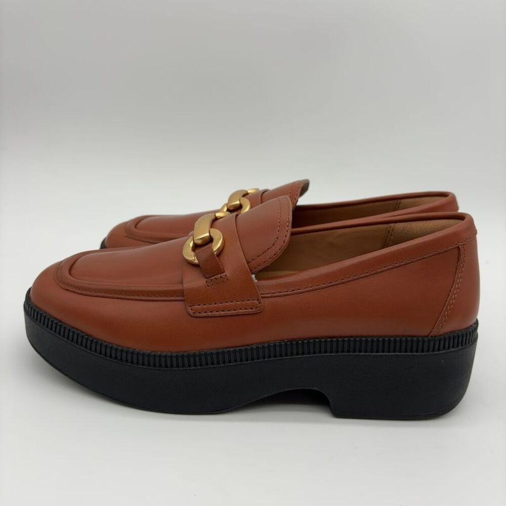FitFlop Leather Loafers in Brown